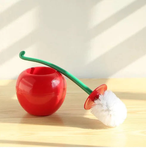 Cherry Toilet Brush Set - Cleaning Tool (One Set)
