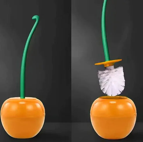 Cherry Toilet Brush Set - Cleaning Tool (One Set)
